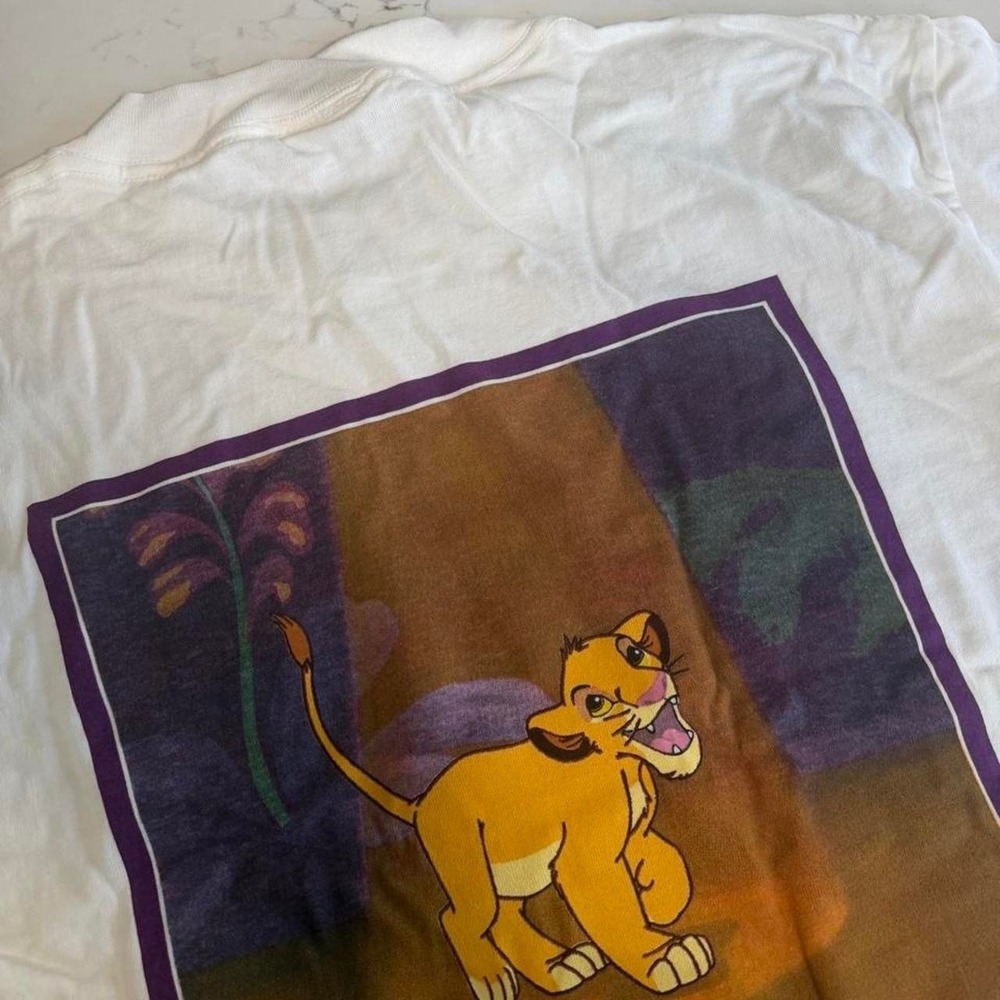 Vintage 1998 Disney The Mane Event Simba Open House Lion King T Shirt USA Large